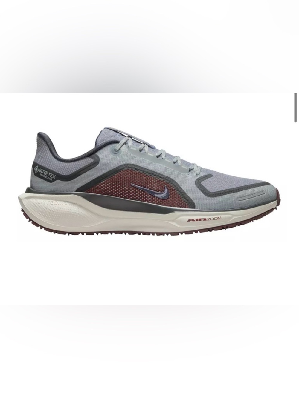 Nike Men’s Grey and Maroon Air Zoom Trainer